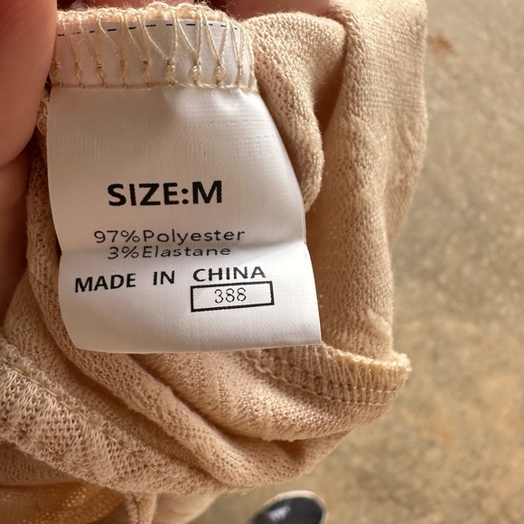 Sleeveless Cream Top - Picture 7 of 7